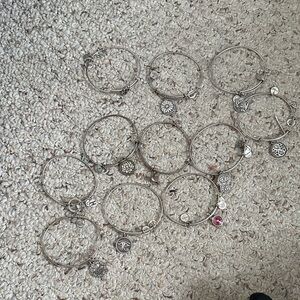 Alix & Ani Silver Charm Bracelet Set